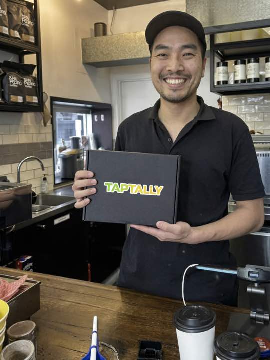 TapTally merchant using the loyalty program