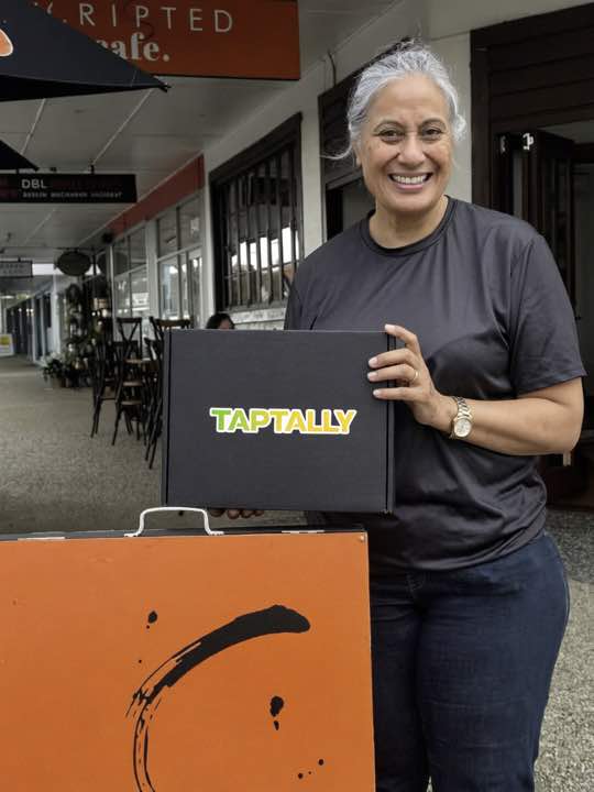 TapTally merchant using the loyalty program