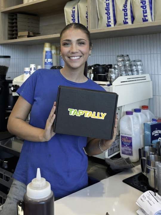 TapTally merchant using the loyalty program
