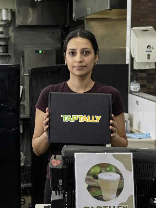 TapTally merchant using the loyalty program