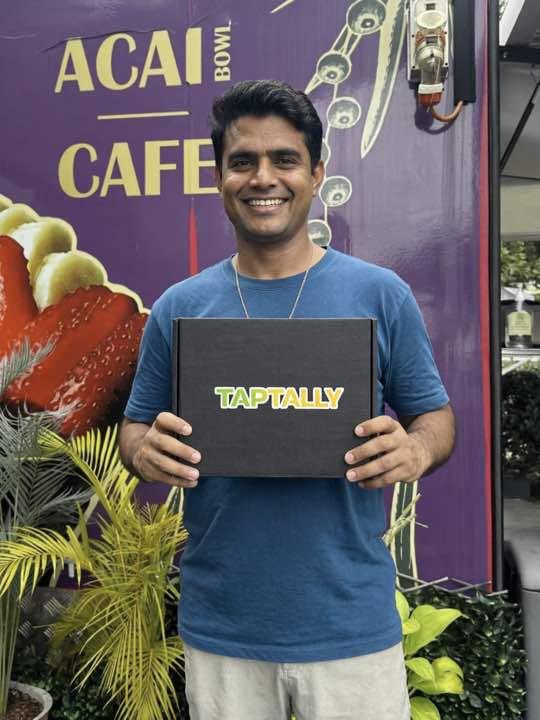 TapTally merchant using the loyalty program