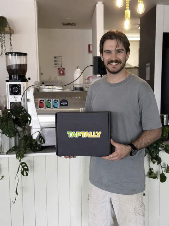 TapTally merchant using the loyalty program