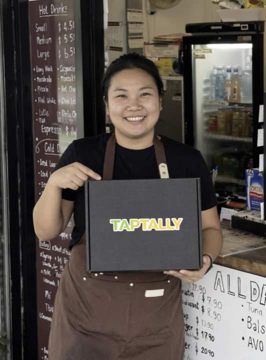 TapTally merchant using the loyalty program